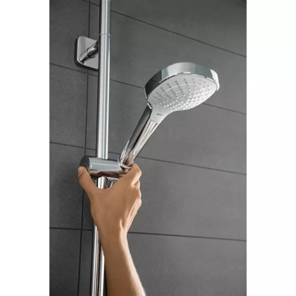 Set de dus Hansgrohe Croma Select E 110 Multi 65 crom - alb - Img 3