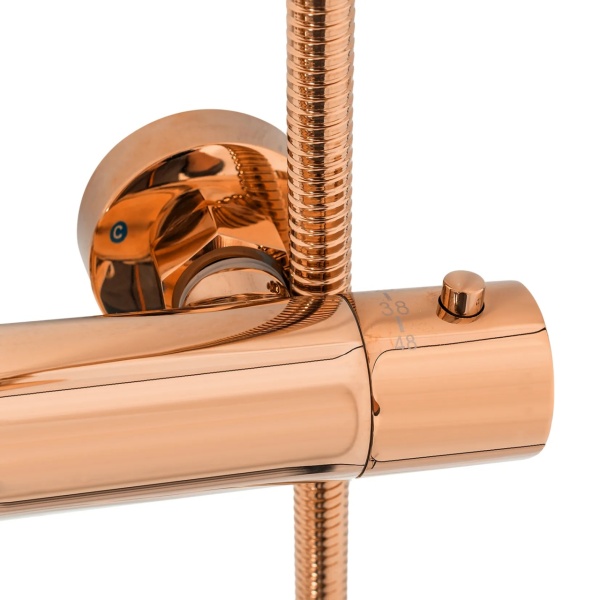 Set de dus termostatat REA LUNGO, Rose Gold - Img 5