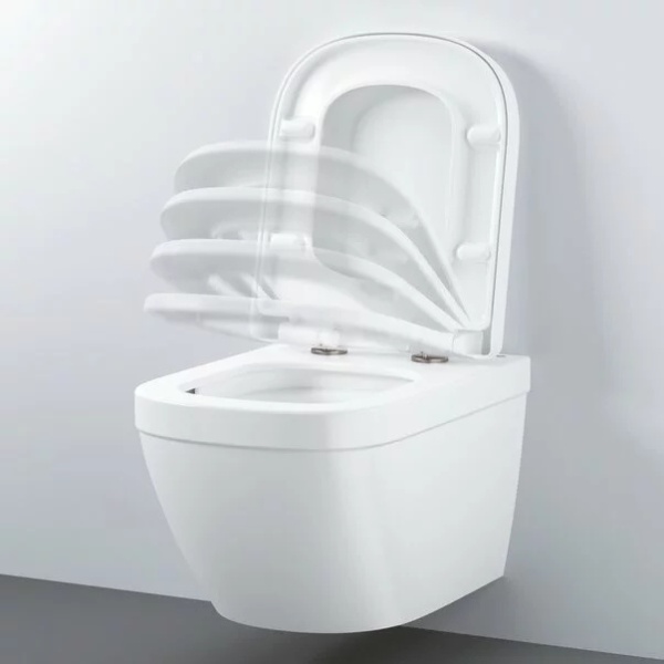 Set rezervor Grohe Rapid SL cu clapeta Skate Cosmopolitan si vas wc Grohe Euro Ceramic Triple Vortex PureGuard capac soft close - Img 3