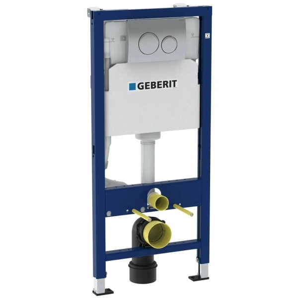 Set vas wc suspendat Villeroy&amp;Boch Soul cu capac, rezervor cu cadru incastrat si clapeta Geberit Duofix Delta - Img 4