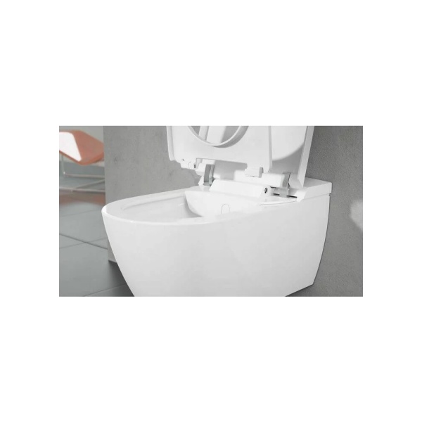 Vas wc suspendat Villeroy&amp;Boch ViClean-I 100 cu functie de bideu electric, Culoare Alb - Img 5