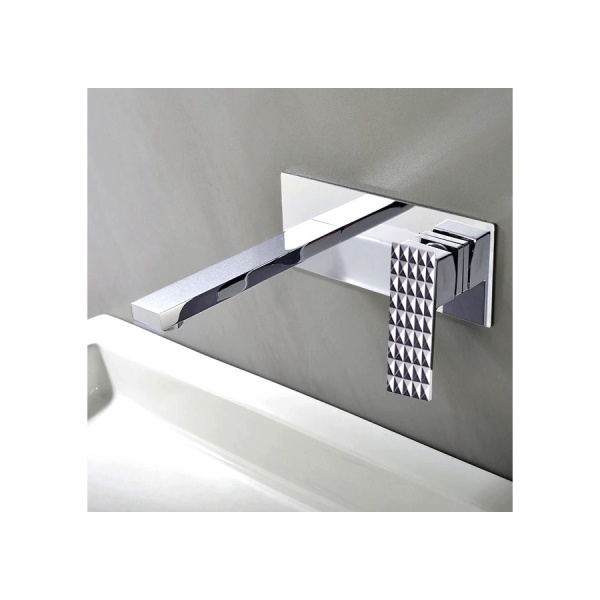 Baterie incastrata pentru lavoar,cu E-BOX inclus PRO FATTER,crom - Img 5