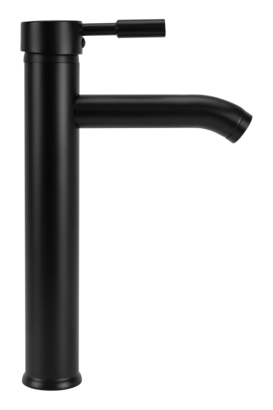 Baterie lavoar REA GRAF BLACK High, Montaj pe blat, inaltime 30.5 cm, finisaj Negru Mat - Img 6