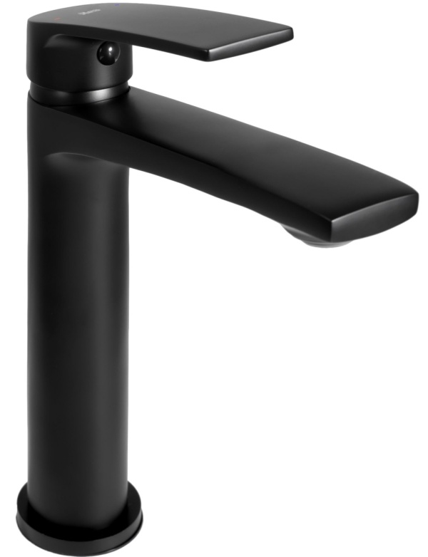 Baterie lavoar REA LUPPO, Inaltime 17cm, finisaj Negru mat - Img 3