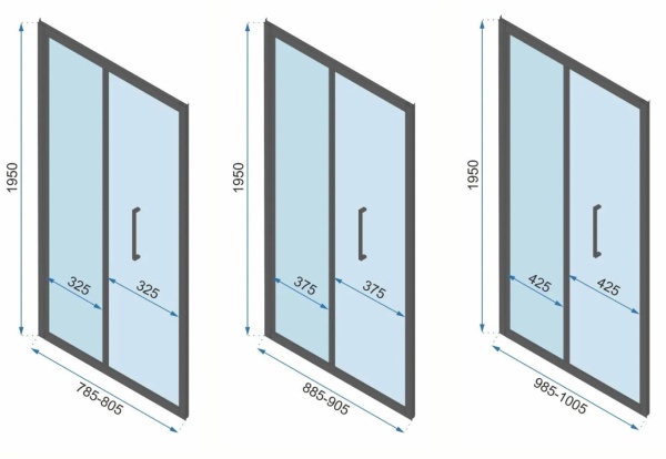 Cabina de dus 80x80x80cm, Rapid Fold, echipata cu 2 pereti si usa pliabila, Auriu - Img 6