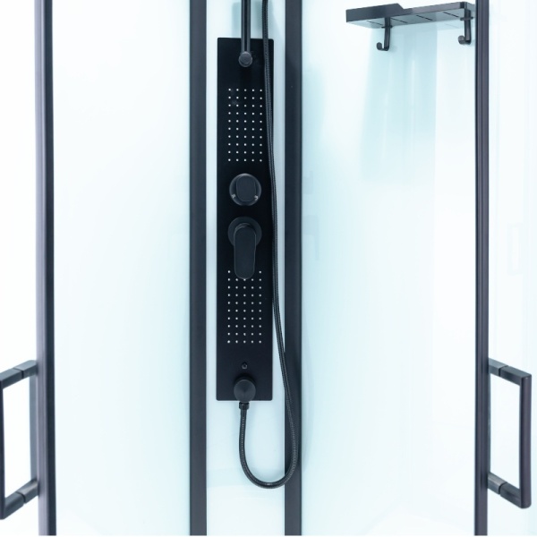Cabina de dus PUERTO cu hidromasaj, Dimensiune 90x90 cm, Inaltime 220 cm - Img 9
