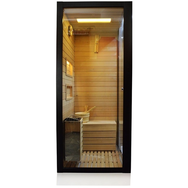 Cabina multifunctionala MO-1751B TRIO, Sauna uscata, Sauna cu aburi si cabina de dus, 180x110x223 cm, Varianta Stanga - Img 3
