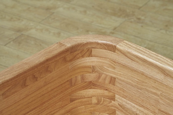 Cada de baie freestanding din lemn, Model dreptunghiular , Dimensiuni 150x65x60 cm - Img 6
