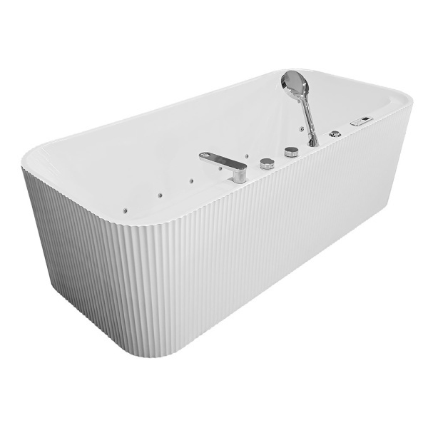 Cada de baie Spa cu hidromasaj MO-18053, canelata, dimensiune 170x78x58 - Img 4