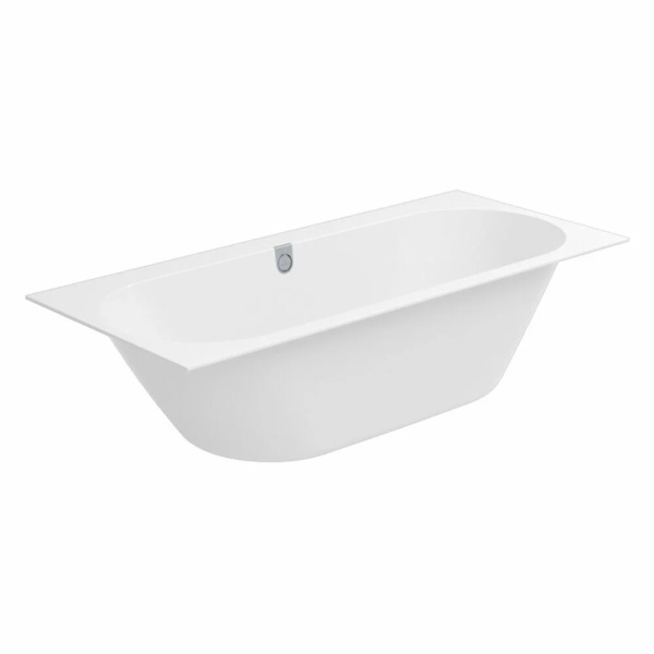 Cada dreptunghiulara compozit Villeroy&amp;Boch Oberon 2.0 180x80 cm Quaryl - Img 3