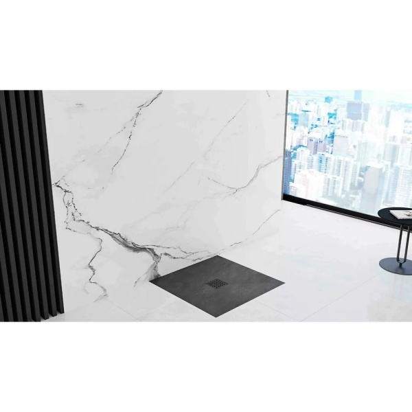 Cadita de dus Black Rock 90x120 - Img 2