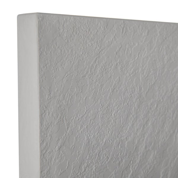Cadita de dus dreptunghiulara slim finisaj piatra RIKO 120x90 cm gri - Img 5