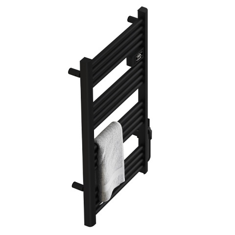 Calorifer electric vertical LOA-BL ECO 500W pentru baie 96x54, negru - Img 4