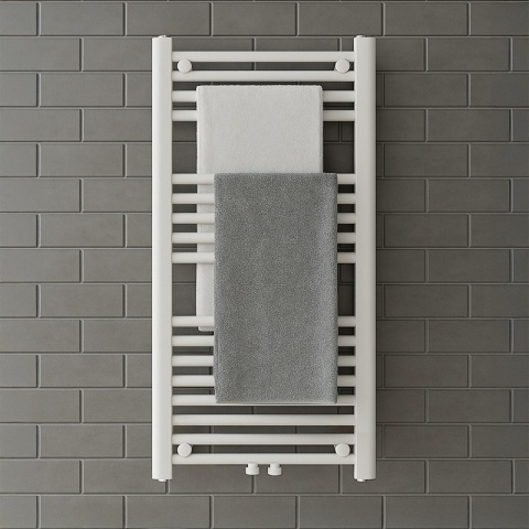 Calorifer vertical Corso-WH-2 pentru baie 90x50, alb - Img 2