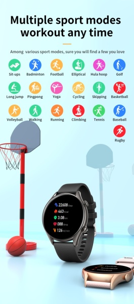Ceas Smartwatch SeveShop V7, Bratara Fitness, Rezistent la Apa IP67, Notificari Apeluri/SMS/Social Media, Monitorizare Activitati Fizice, Somn, Ritm Cardiac, Pedometru, Player Muzica, Conectivitate Bluetooth 5.0, Autonomie 7 Zile, Negru - Img 5