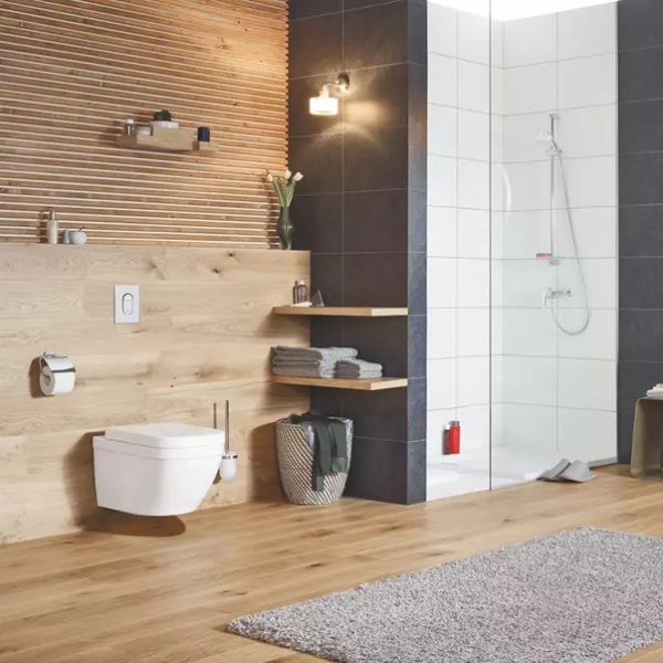 Clapeta de actionare Grohe Arena Cosmopolitan S antracit periat Hard Graphite - Img 3