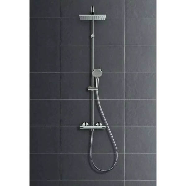 Coloana de dus cu baterie termostatata Hansgrohe Vernis Shape 230 cu 2 functii - Img 3