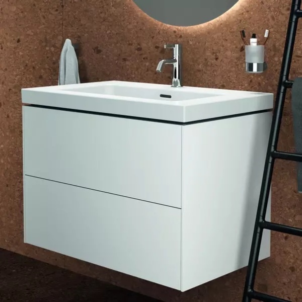 Lavoar pe mobilier Ideal Standard Atelier Extra alb lucios 81 cm - Img 8