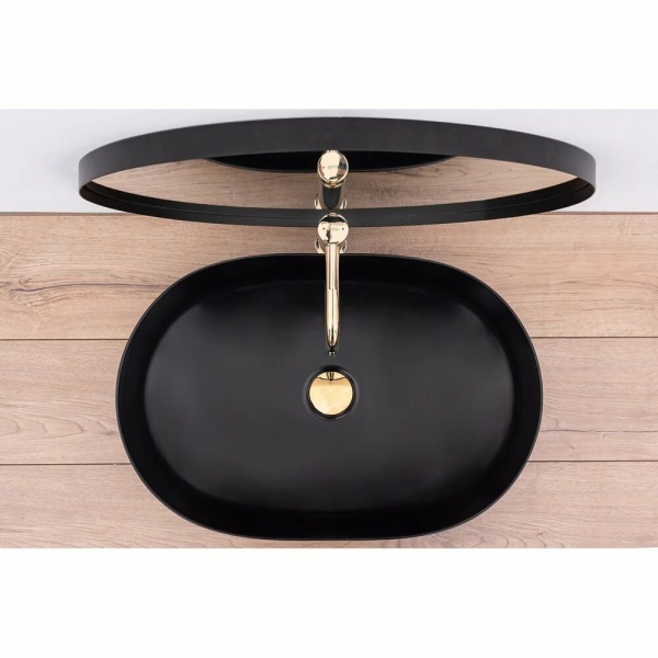 Lavoar pentru blat Rea Cleo Black Mat - Img 5