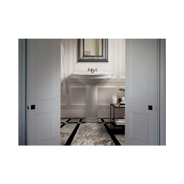 Lavoar suspendat Hatria Dolcevita alb 70 cm - Img 3