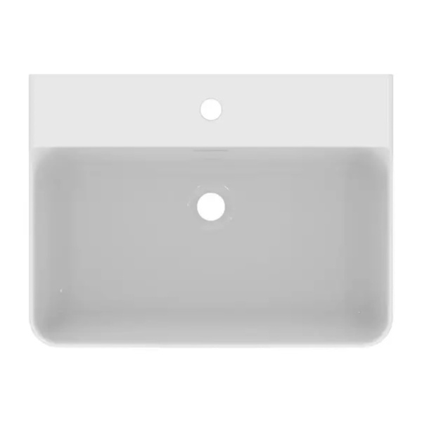 Lavoar suspendat Ideal Standard Atelier Conca 60 cm alb lucios cu orificiu baterie si preaplin - Img 4