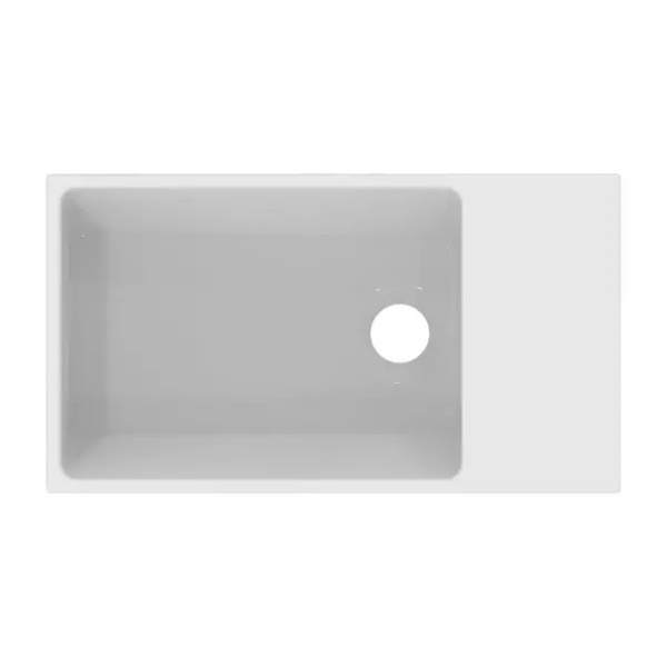 Lavoar suspendat Ideal Standard Atelier Extra alb lucios 45 cm cu orificiu preaplin dreapta - Img 4