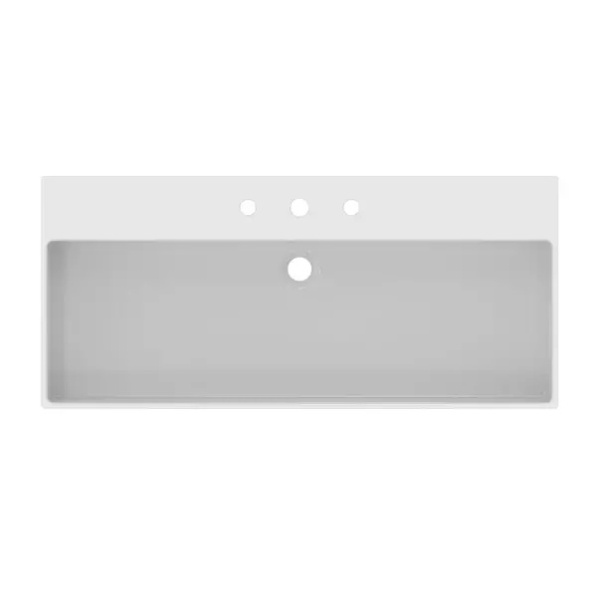 Lavoar suspendat Ideal Standard Atelier Extra alb lucios cu 3 orificii baterie si preaplin 100 cm - Img 5