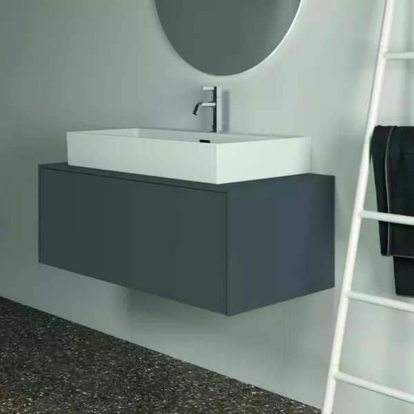 Lavoar suspendat Ideal Standard Atelier Extra alb lucios cu orificiu baterie si preaplin 50 cm - Img 6
