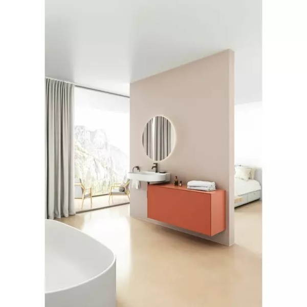 Lavoar suspendat Ideal Standard Atelier Linda-X cu orificiu baterie 60 cm alb lucios - Img 5