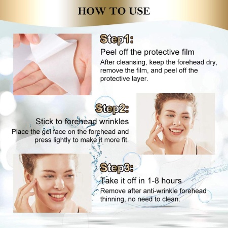 Masca antirid reutilizabila Antiaging REFINE pentru zona fruntii, Forehead Pad Anti Wrinkle, din silicon medical, antiinflamator si hidratant - Img 5