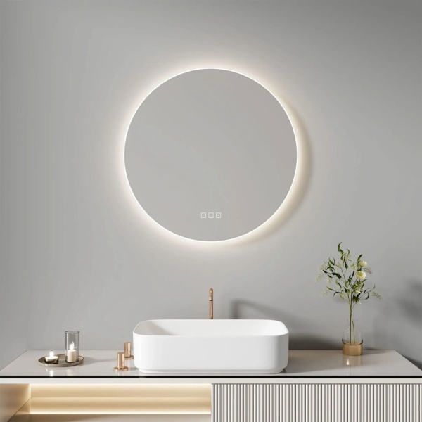 Oglinda cu Led Round Bluetooth , Forma Rotunda ,60 cm - Img 2