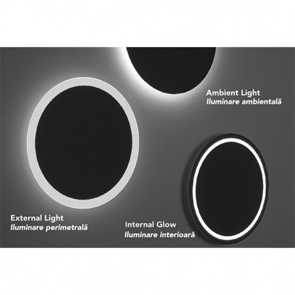 Oglinda Fluminia, Rodin 120, dreptunghiulara, cu LED, 3 culori, dezaburire, 120 cm - Img 9
