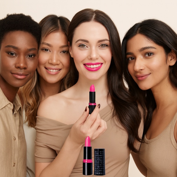 Ruj de buze cu pigment intens Smart Girls Get More, Colectia Long lasting love, rezistent la apa, One and Only - Img 3