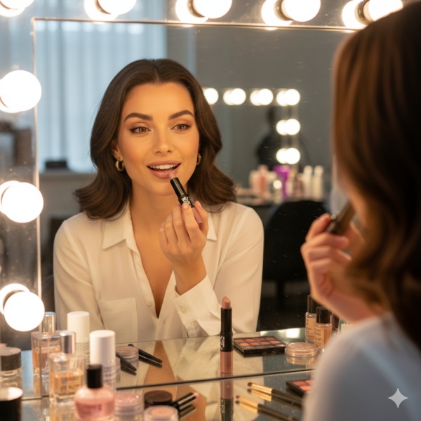 Ruj si creion de buze CTZN, Nudiversal Lip Duo, rezistent la apa, cu unt de mango salbatic, DC - Img 3