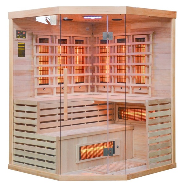 Sauna uscata cu infrarosu la temperatura joasa pentru 4-5 persoane Alta 150 x 150 cm - Img 4