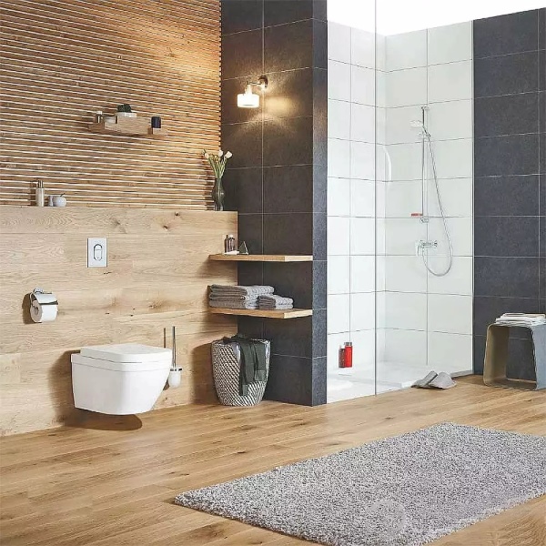 Set vas Wc Grohe Euro Ceramic Rimless Triple Vortex, montaj suspendat, capac softclose - Img 3