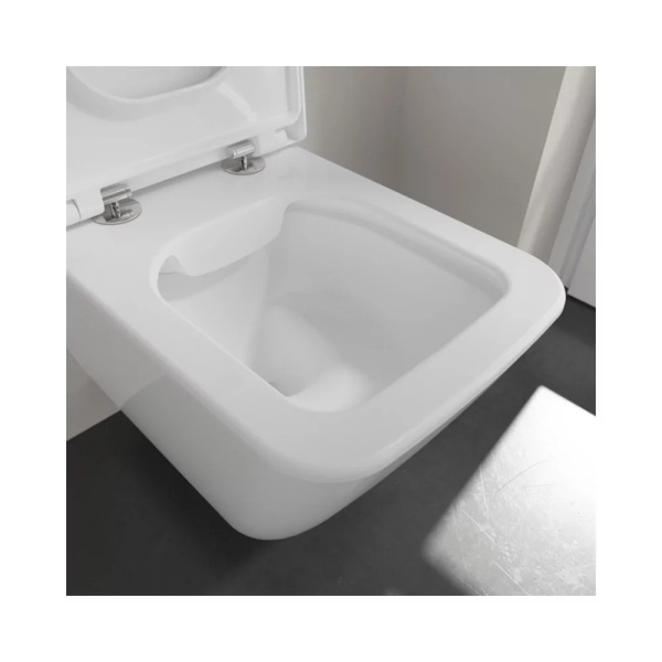 Set vas wc suspendat Villeroy&amp;Boch Finion DirectFlush alb cu capac soft close - Img 6