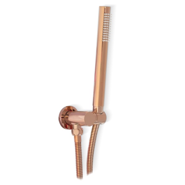 Sistem Complet De Dus REA LUNGO ROSE GOLD, Montaj Incastrat In Perete, Ploaie De Dus 25x25cm, Finisaj Rose Gold - Img 7
