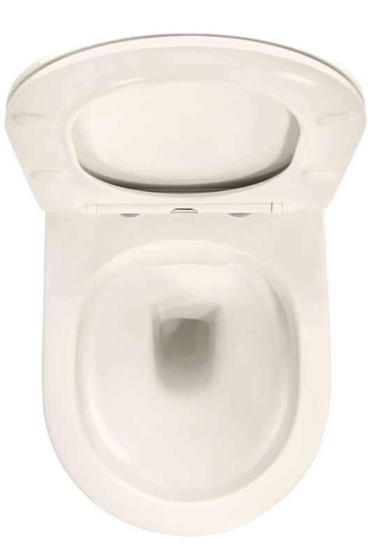 Vas WC suspendabil REA Carlo Mini Rimless Ecru - Img 2