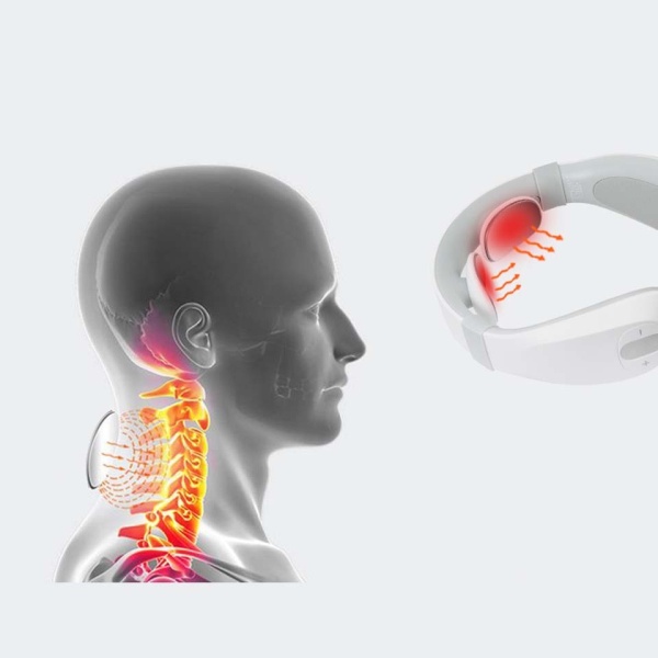 Aparat de Masaj Inteligent pentru Gat SeveShop, cu Functie de Incalzire si Impulsuri Electrice, Ameliorarea Durerilor Musculare, Masaj Relaxant Wireless, Design Ergonomic si Confortabil, Ideal pentru Relaxare Zilnica - Img 4