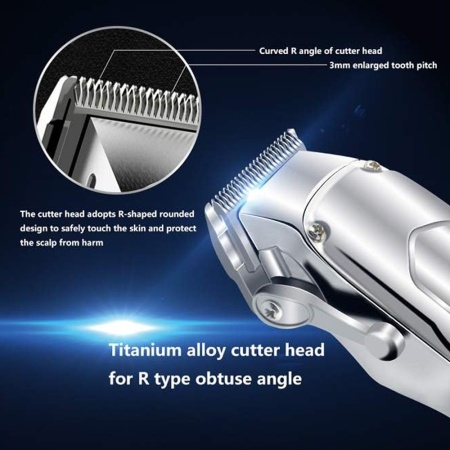 Aparat de Tuns Profesional SeveShop®, Trimmer Multifunctional, Accesorii Diverse, Rezistent la Apa, Ecran LCD, Design Ergonomic, Baterie Lithium-Ion 2000 mAh, Timp Incarcare Rapida, Autonomie 300 min, Portabil, Intretinere Usoara - Img 3