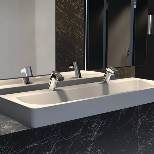 Baterie Lavoar Touchless Premium cu Tehnologie Avansata, Culoare Crom - Img 12