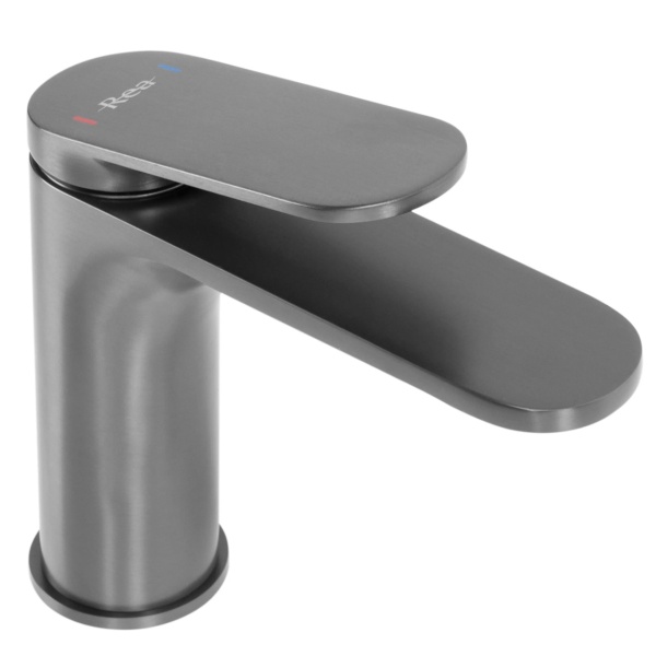 Baterie pentru baie REA MARCO, Culoare Gun Grey, Low - Img 5