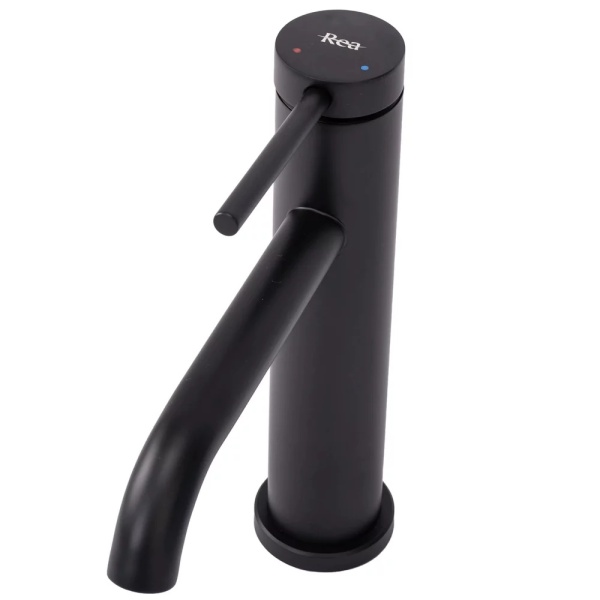 Baterie pentru lavoar Rea CLIF BLACK MAT - Img 3