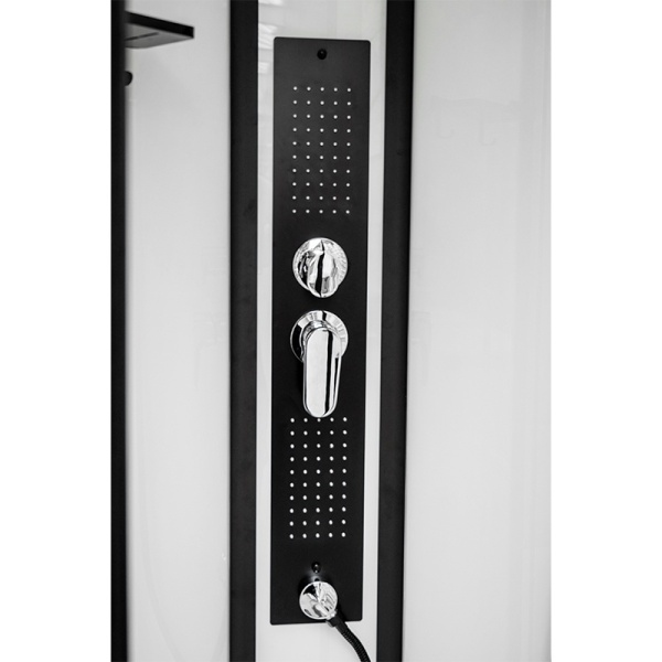 Cabina de dus de colt Clara 02C, Cu Hidromasaj, Dimensiune 100x100cm - Img 3