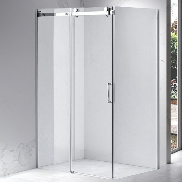 Cabina De Dus Dreptunghiulara KZ202B , Dimensiune 110x90cm, Culoare Crom - Img 2