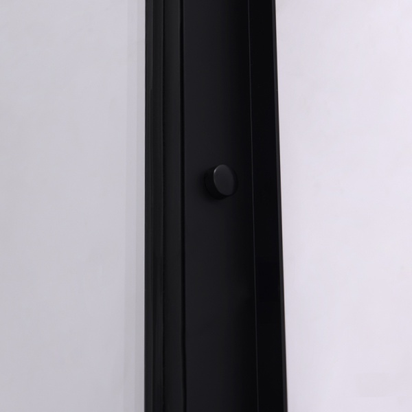 Cabina de dus NOVA Super slim, Dimensiune 120x90cm, Sticla securizata 6mm, Culoare Negru - Img 5