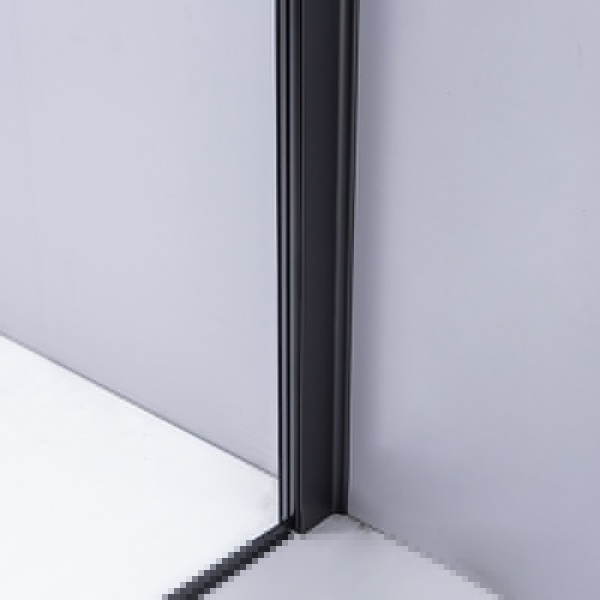 Cabina de dus Patrata BS04B, Dimensiune 90x90cm, Culoare Negru - Img 5