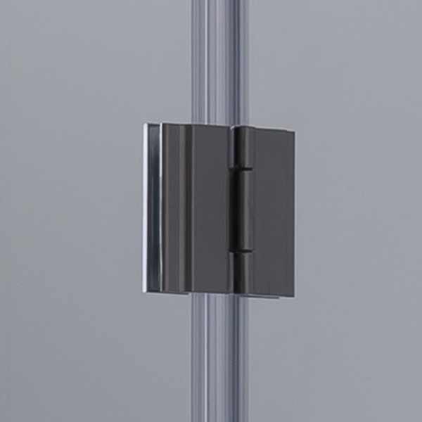 Cabina de dus patrata din sticla securizata rama cromata KZ1270A 70x70 cm - Img 5