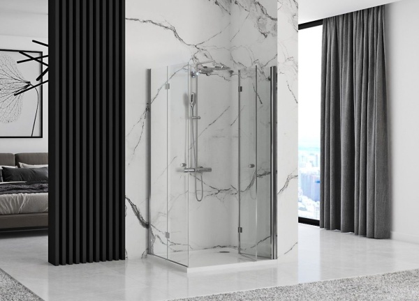 Cabina de dus pliabil Rea Fold N2 Modul 80X80 - Img 3